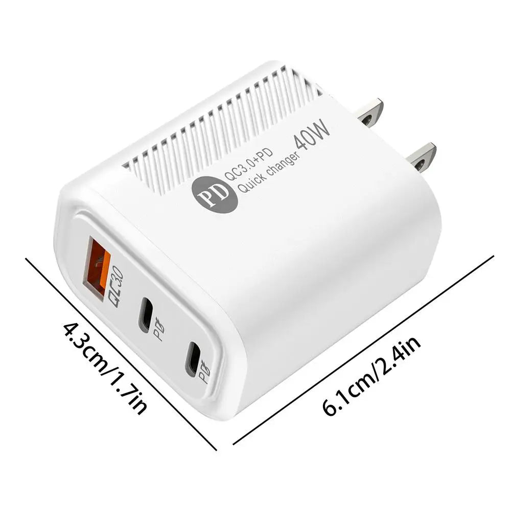 Fast Charging Block for USB C Cords