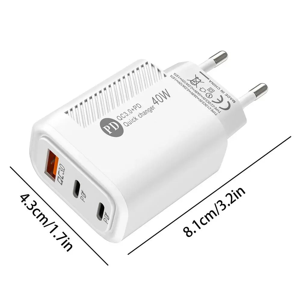 Fast Charging Block for USB C Cords